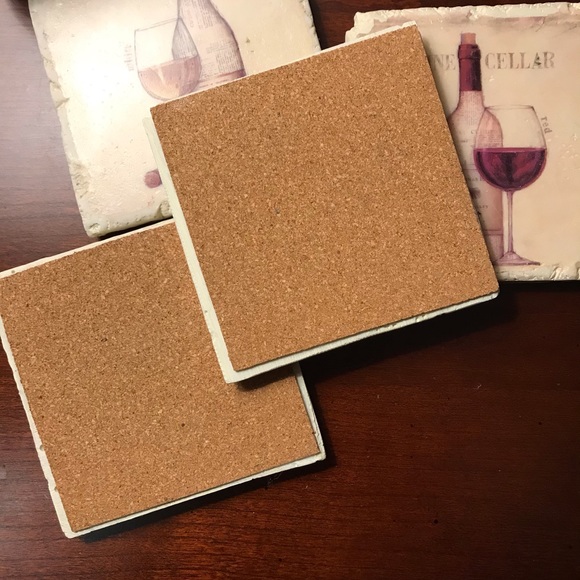Coasters - 4 red wine coasters, 4 white wine coasters, from Barnes & Noble - Picture 3 of 4
